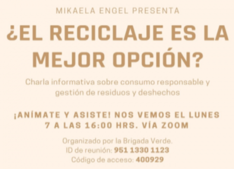 Charla ambiental