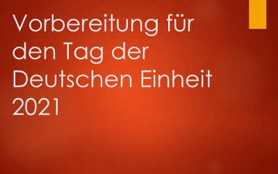 Semana de preparacion del 3. Oktober