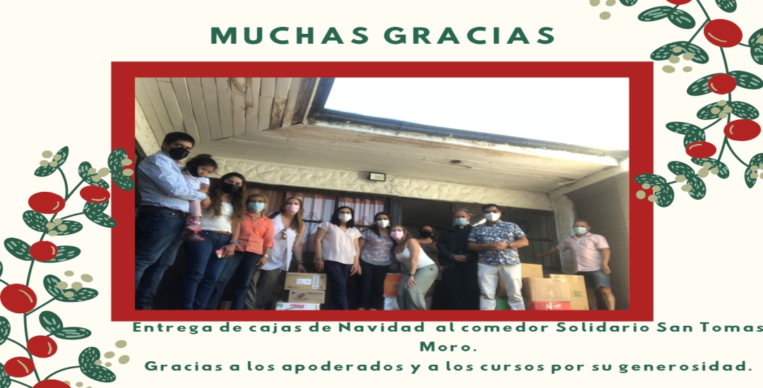 Cajas de Navidad con 4 familias