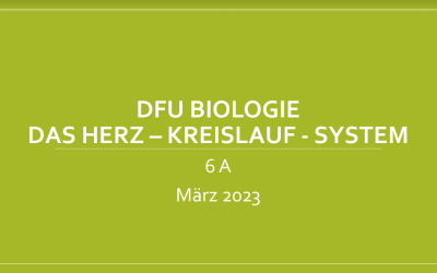 DFU Biologie in der 6A